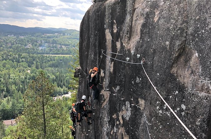 Via Ferrata Mont-Catherine - Weather can change your plans