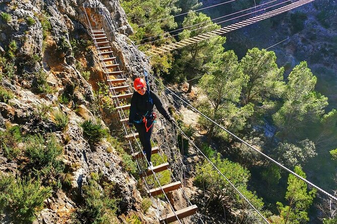 Via ferrata of Fuente de Godalla in Enguera - Four hours is a useful length for a first attempt