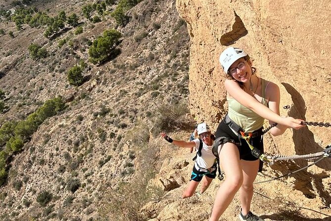 Via Ferrata of Redován K4 Sports Section - Climbing toward the 60-meter viewpoint