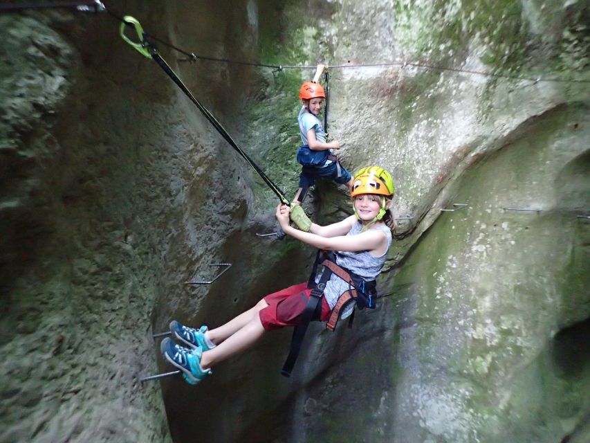 Via Ferrata Rio Sallagoni - Waterfalls, cool air, and the route toward Drena Castle