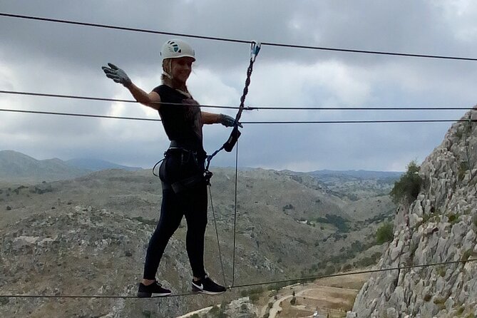 Via Ferrata & Zip Line Zafarraya - Guidance for first-timers and mixed-age groups