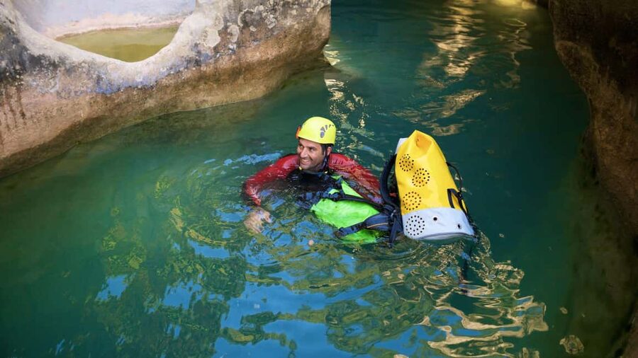 Villacidro: Rio Zairi Canyoning Adventure - Starting at the bar car park