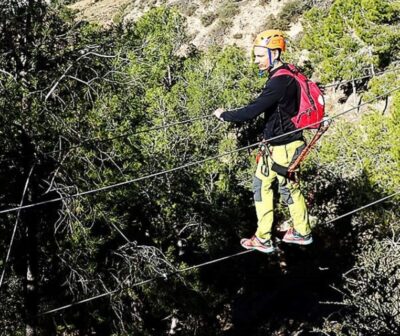 Half-Day Guided Via Ferrata Sierra de la Villa