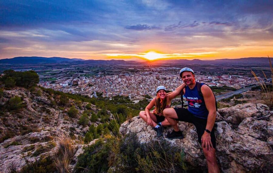 Villena: Tour Guide Via Ferrata Climbing with Abseiling - Reaching the Mirador de la Sierra