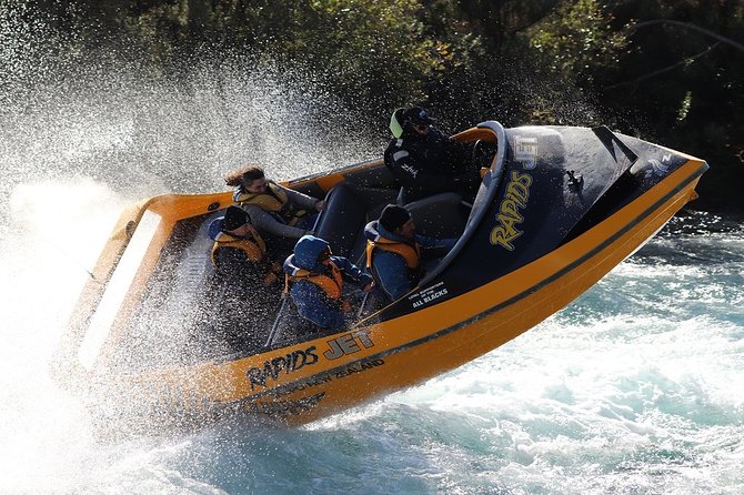 Waikato River Jet Boat Ride from Taupo - Entering the rapids and narrow canyon