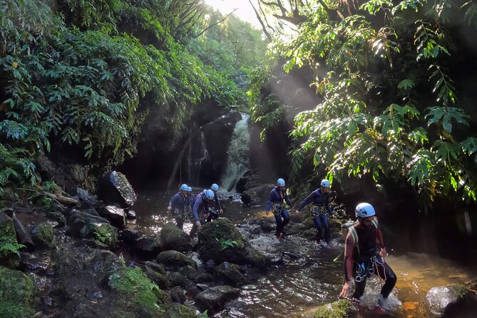 Waterpark Canyoning at Ribeira dos Caldeirões, Sao Miguel Azores - What the 2.5-hour descent includes