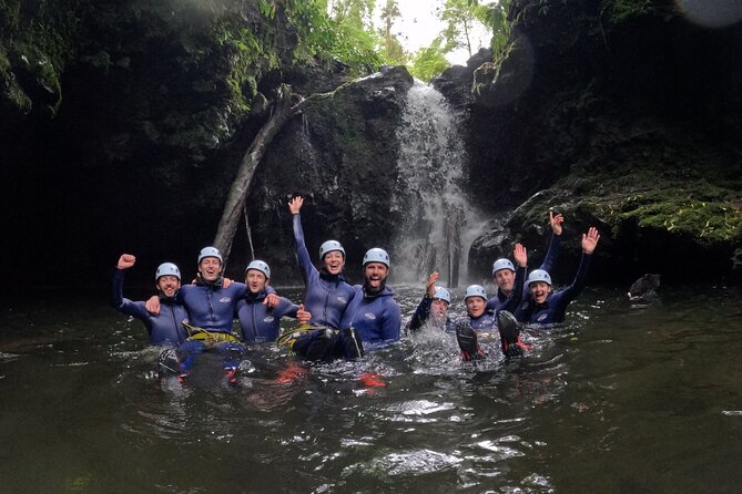 Waterpark Canyoning at Ribeira dos Caldeirões, Sao Miguel Azores - Gear, swimming, and what to bring