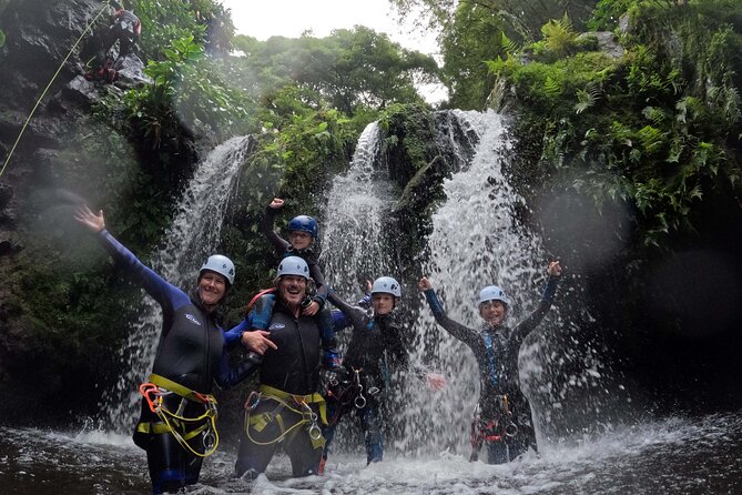 Waterpark Canyoning at Ribeira dos Caldeirões, Sao Miguel Azores - The nearby Gorreana tea plantation stop