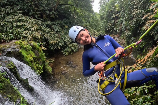 Waterpark Canyoning at Ribeira dos Caldeirões, Sao Miguel Azores - Why the guides matter here