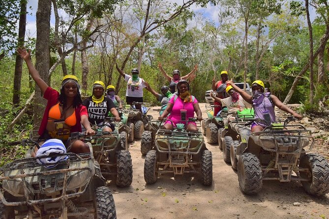 Wild Tulum Day: ATV Tour + Zip Lines + Cenote + Rappel & Lunch! - A busy jungle day from Playa del Carmen