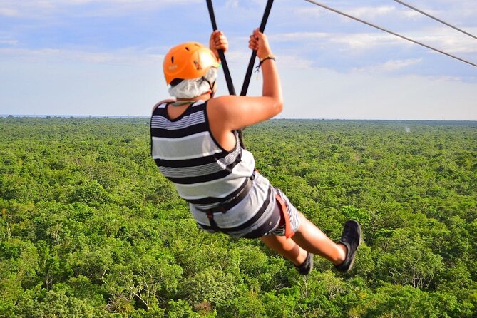 Wild Tulum Day: ATV Tour + Zip Lines + Cenote + Rappel & Lunch! - The cenote cave and Mayan ceremony