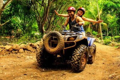 ATV Tour + Zip Lines + Cenote + Rappel & Lunch!