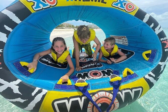 Wow Extreme Tube on Gracebay Beach Turks and Caicos Islands - A fast, exciting run along Grace Bay Beach