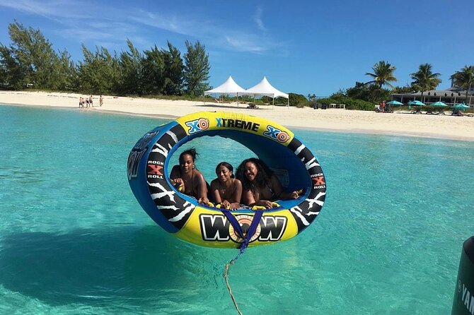 Wow Extreme Tube on Gracebay Beach Turks and Caicos Islands - The private format is useful for families and friends