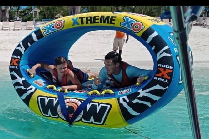 Wow Extreme Tube on Gracebay Beach Turks and Caicos Islands - Grace Bay views add value to a short ride
