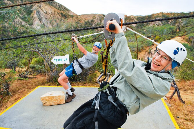 Zipline Extreme at Canopy Costa Azul: suspension bridge, rappel and ziplines - Crossing Costa Azul Canyon by Zipline