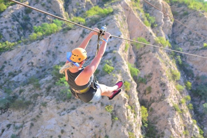 Zipline & Rappel Adventure in Cabo - Hiking up before the payoff