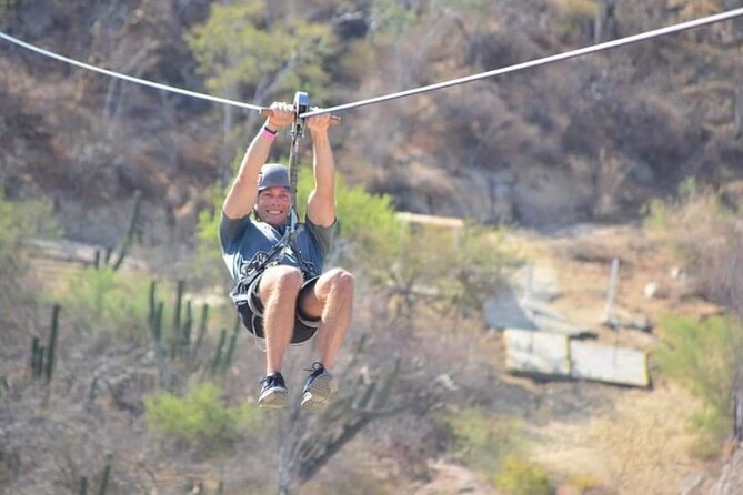 Zipline & Rappel Adventure in Cabo - The 185-foot rappel