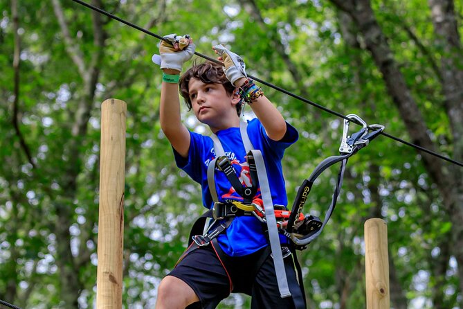 Ziplining and Climbing at The Adventure Park on Cape Cod - Staff support makes a real difference