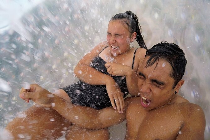 Zorb Inflatable Ball Ride from Mount Ngongotaha in New Zealand - Hot tubs, sauna, and the practical side